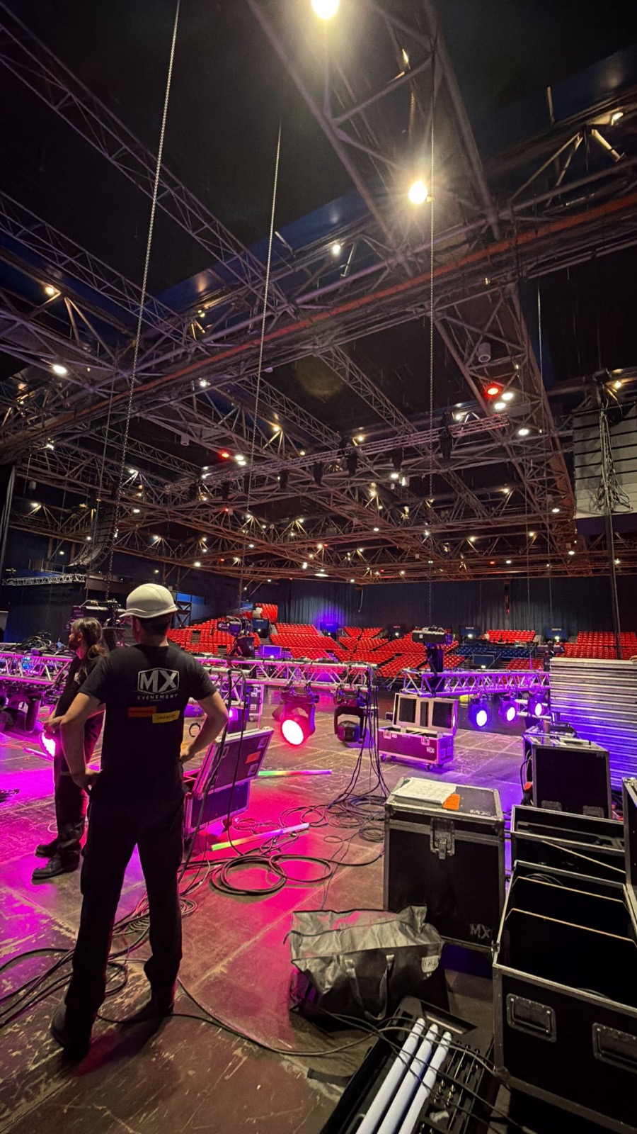 Zénith de Paris — setup